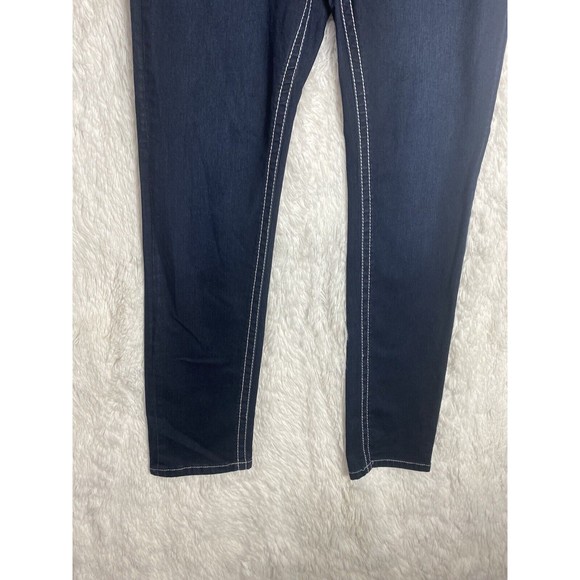 VGS  Women's Jeans Skinny Sz 12 Embroidered Medium/Dark - Picture 3 of 12